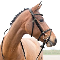 Horze Constance Weich Unterlegte Trense -Weatherbeeta Shop 10040 BL 03