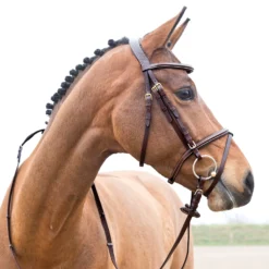 Horze Constance Weich Unterlegte Trense -Weatherbeeta Shop 10040 LBR 02