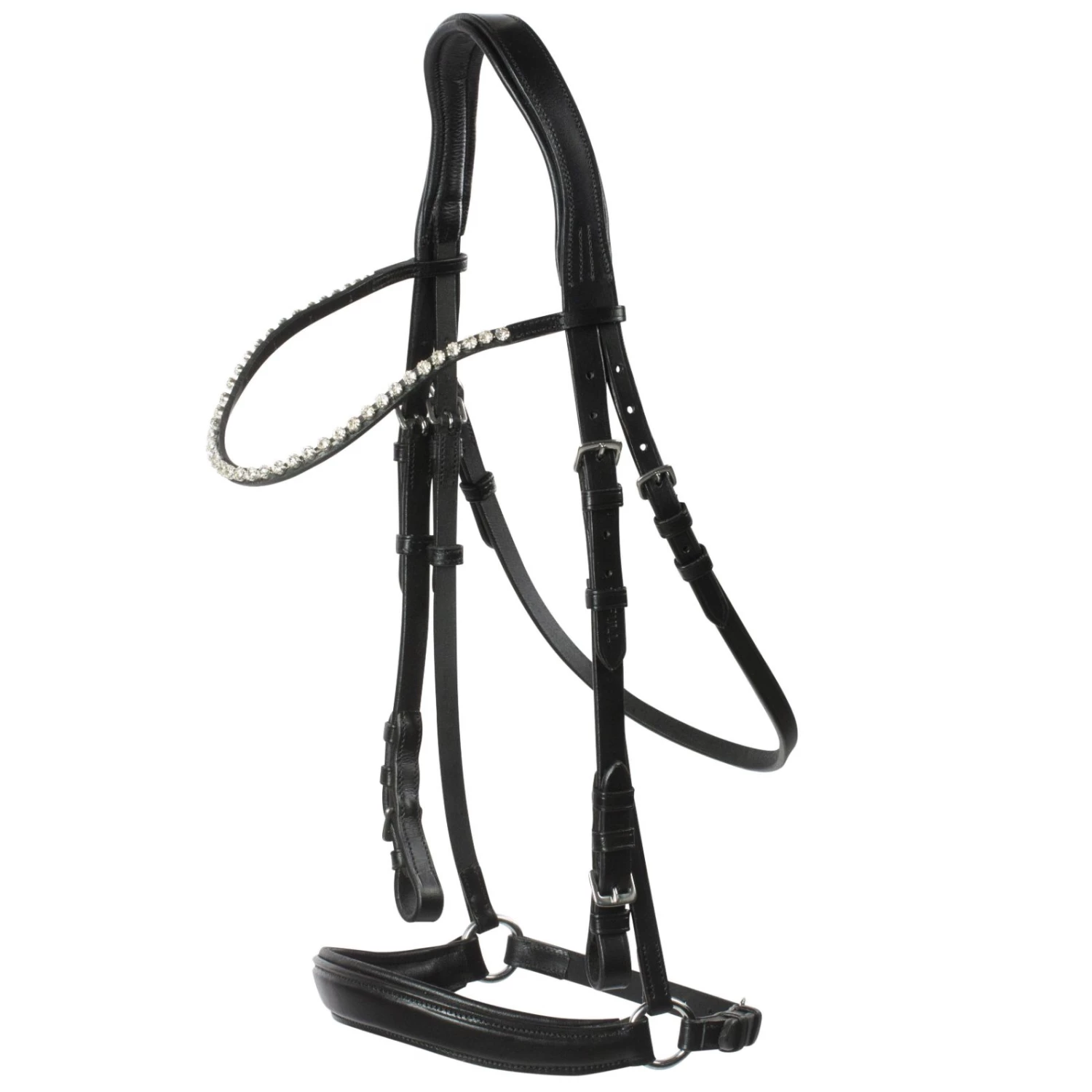 Horze Positano Anatomische Hannoveranische Trense 3 Horze Positano Anatomische Hannoveranische Trense