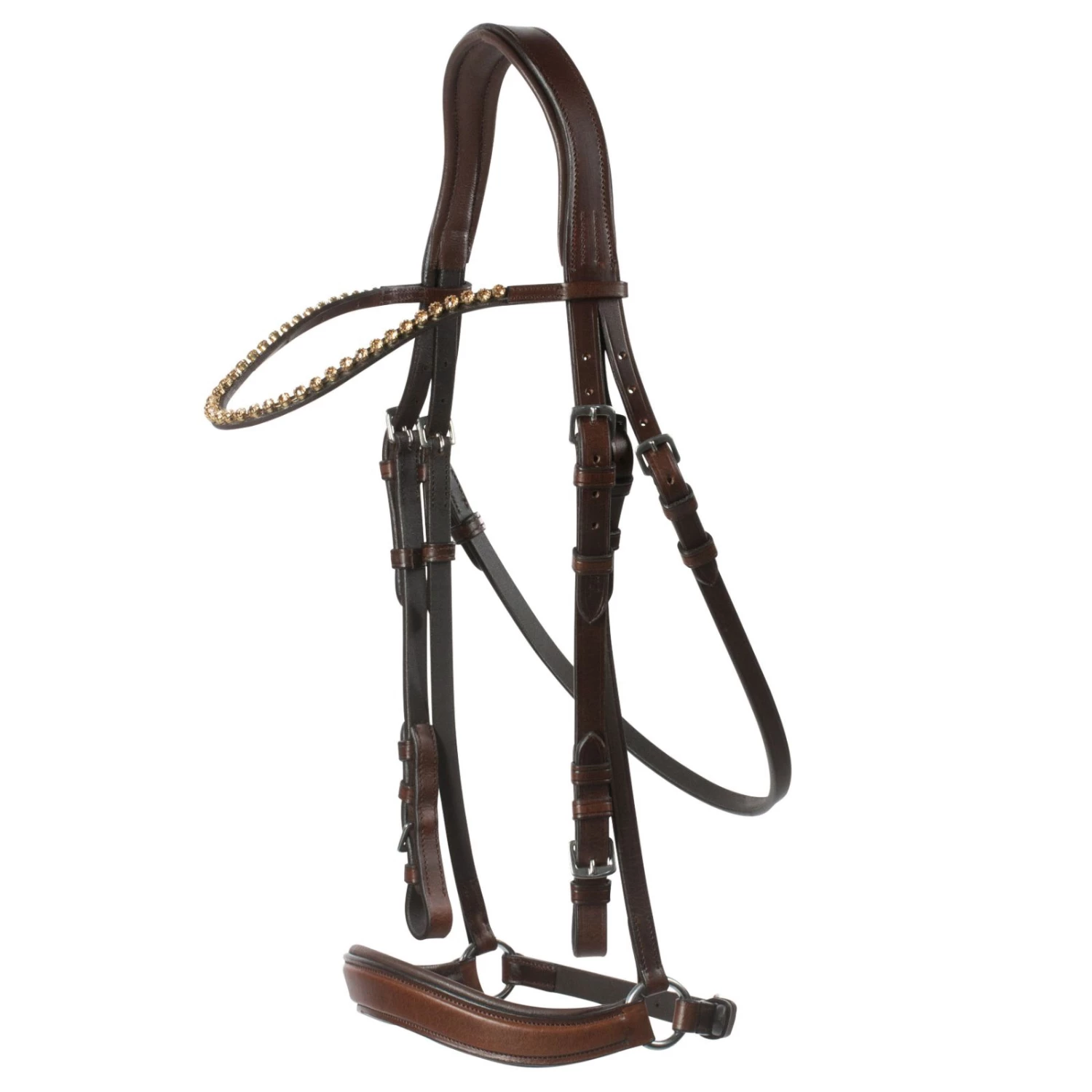 Horze Positano Anatomische Hannoveranische Trense 7 Horze Positano Anatomische Hannoveranische Trense – Bild 5