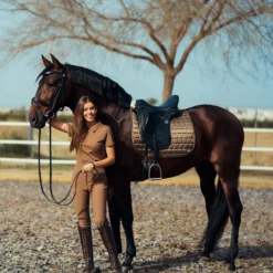 Horze Houston Dressurschabracke Mit Kunstfell -Weatherbeeta Shop 17410 BDBR 5