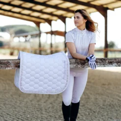 Horze Kaitlin Dressurschabracke Mit Floraler Einfassung -Weatherbeeta Shop 17413 OHPU 3