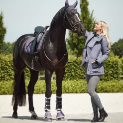 Horze Ghent Dressurschabracke Mit Kunstfell -Weatherbeeta Shop 17416 RGPU 4