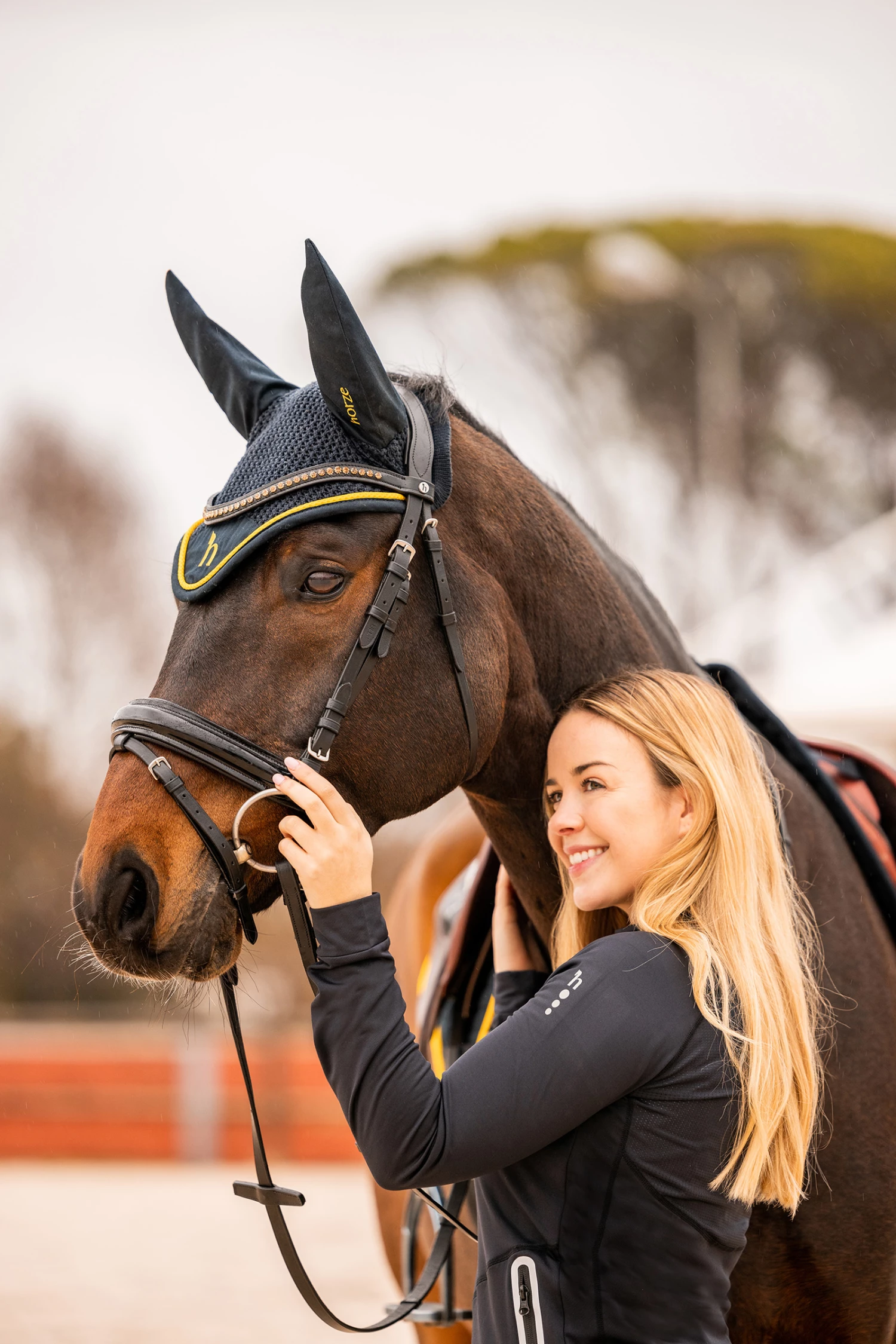 Horze Wicklow Fliegenhaube 6 Horze Wicklow Fliegenhaube – Bild 4