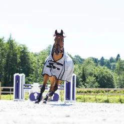 Horze Avalanche Regendecke Mit Hohem Hals, 150g -Weatherbeeta Shop 24047 BL WH 2