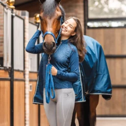 Horze Glasgow Weidedecke Mit Fleece-Futter Und Reflektierenden Akzenten -Weatherbeeta Shop 24114 559 08