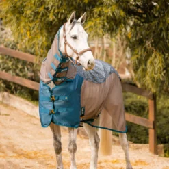 Horze Kenya Leichte Mesh Weidedecke Mit Abnehmbarem Halsteil -Weatherbeeta Shop 24204 581 07