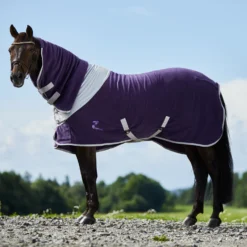 Horze Turin Fleece-Abschwitzdecke Mit Halsteil -Weatherbeeta Shop 24658 PU 1