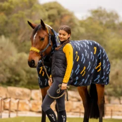 Horze Wicklow Abschwitzdecke Mit Logo Print -Weatherbeeta Shop 24689 590 08
