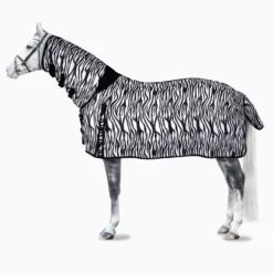 Horze Defender Fliegendecke Mit Festem Halsteil -Weatherbeeta Shop 24844 zebra 01