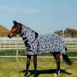 Horze Defender Fliegendecke Mit Festem Halsteil -Weatherbeeta Shop 24844 zebra 05