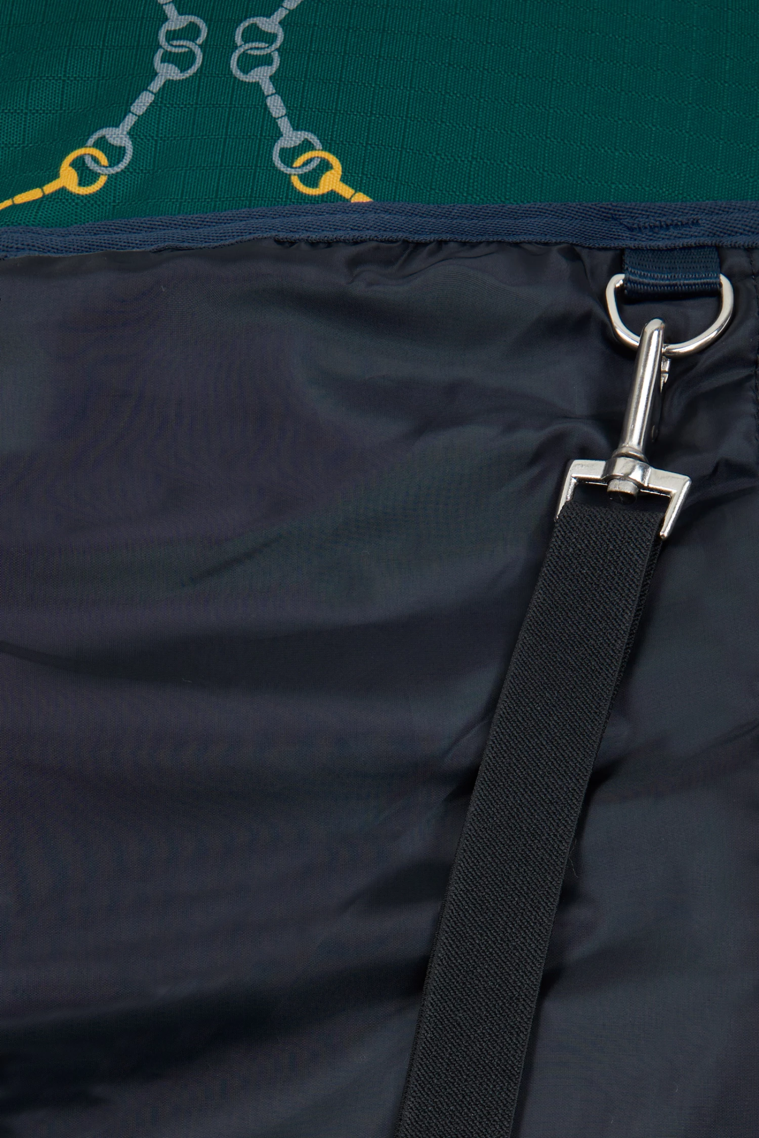 Horze Regendecke Mit Festem Halsteil Und Gebissprint, 200g 6 Horze Regendecke Mit Festem Halsteil Und Gebissprint, 200g – Bild 4