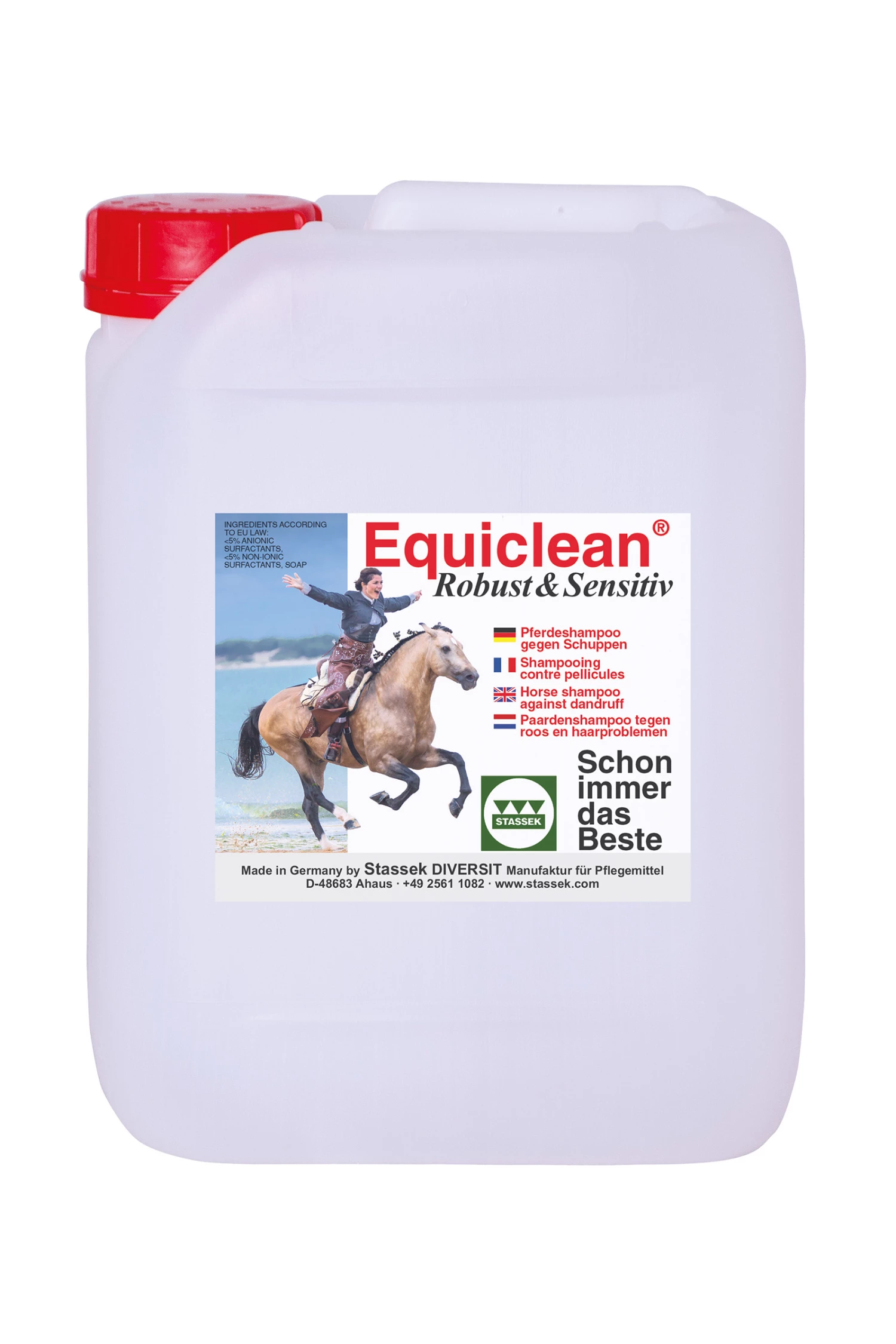 Stassek Equiclean Robust Outdoor Shampoo, 5 Liter 3 Stassek Equiclean Robust Outdoor Shampoo, 5 Liter