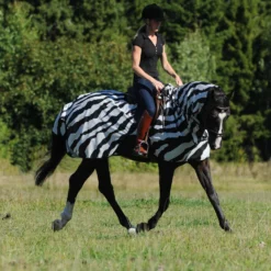 Bucas Buzz-Off Riding Zebra Fliegenausreitdecke