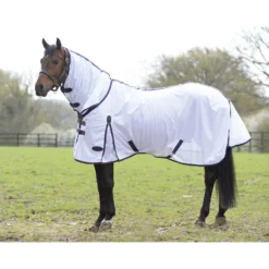 Weatherbeeta Comfitec Essential Mesh II Combo Fliegendecke Mit Festem Halsteil -Weatherbeeta Shop 317414 WH PU BL 1