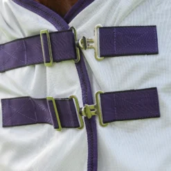 Weatherbeeta Comfitec Essential Mesh II Combo Fliegendecke Mit Festem Halsteil -Weatherbeeta Shop 317414 WH PU BL 2