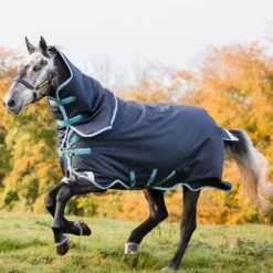 Horseware Amigo Bravo 12 Plus Winterdecke Mit Abnehmbarem Halsteil, 250g -Weatherbeeta Shop 320370 DB AB 1