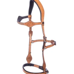 FRA Dandy Sidepull (System 3) Leather, W/ Leather Clip Reins -Weatherbeeta Shop 322950 NAT 2