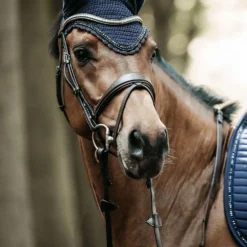 Kentucky Horsewear Stone & Pearl Soundless Fliegenhaube Lang -Weatherbeeta Shop 329944 DB 2