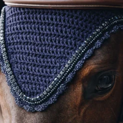 Kentucky Horsewear Stone & Pearl Soundless Fliegenhaube Lang -Weatherbeeta Shop 329944 DB 3