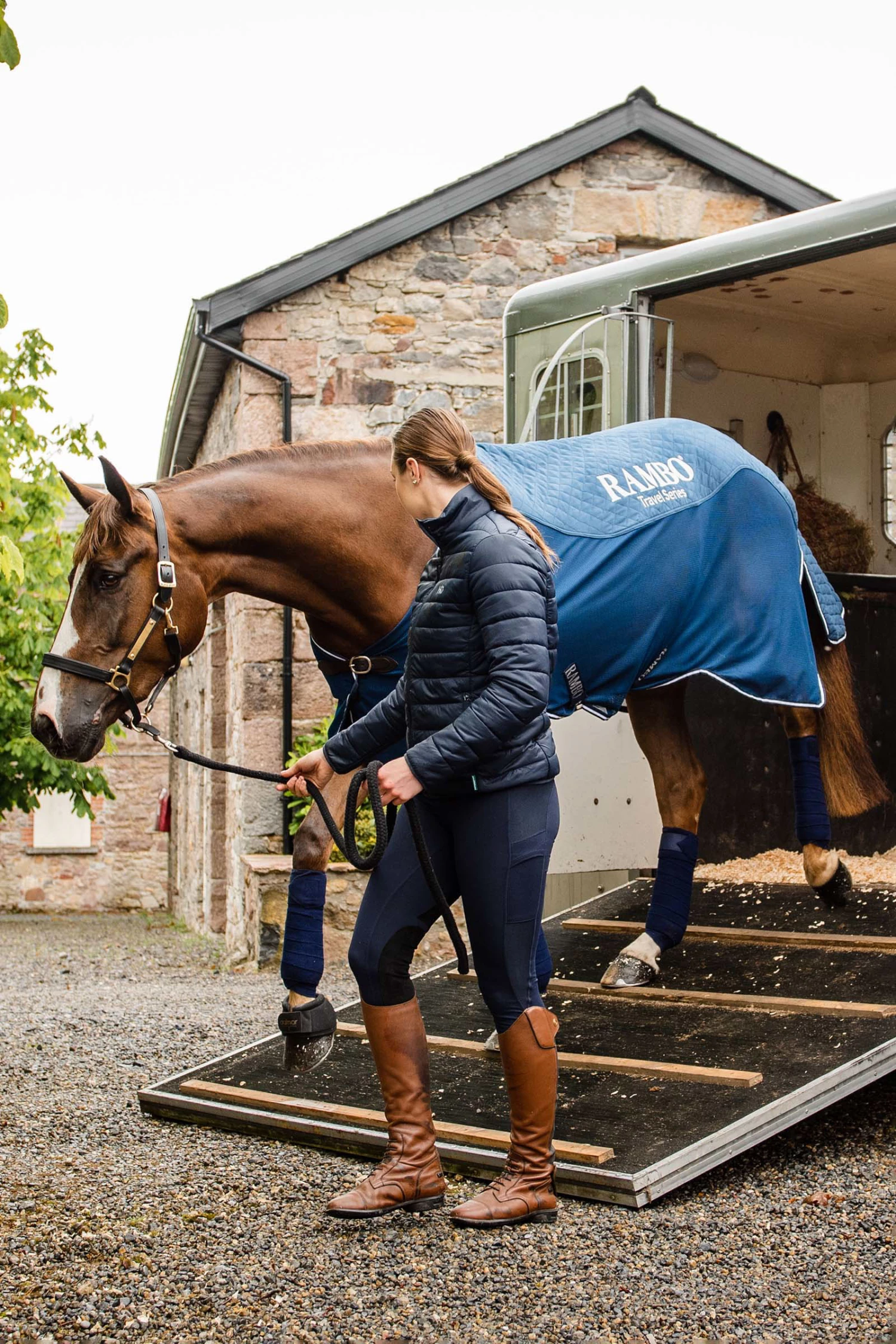 Horseware Rambo Travel Series Transportdecke, 50g 4 Horseware Rambo Travel Series Transportdecke, 50g – Bild 2
