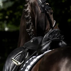 Eskadron Essence 22/23 Big Square Glossy Dressurschabracke -Weatherbeeta Shop 342542 BL WH LOGR 3