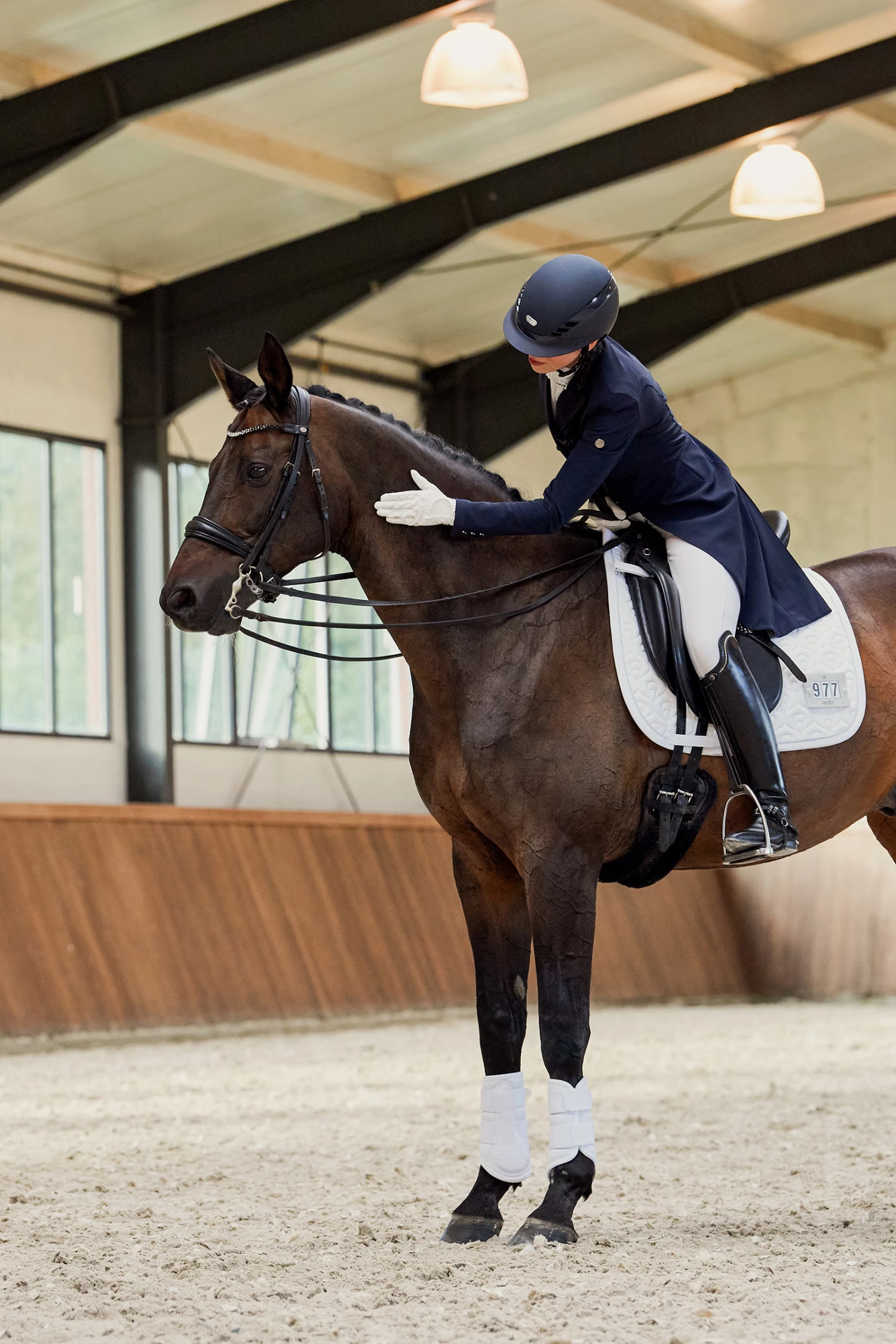 Eskadron Platinum Pure FS23 Highgloss Peacock Dressurschabracke 6 Eskadron Platinum Pure FS23 Highgloss Peacock Dressurschabracke – Bild 4